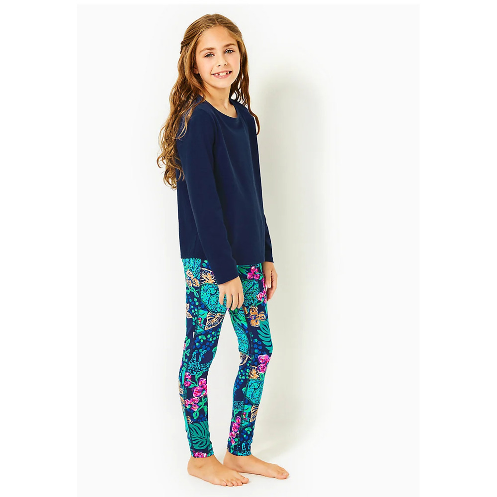 Lilly Pulitzer Luxletic Mini Weekender Low Tide Navy Life of the Party Small - Picture 2 of 10